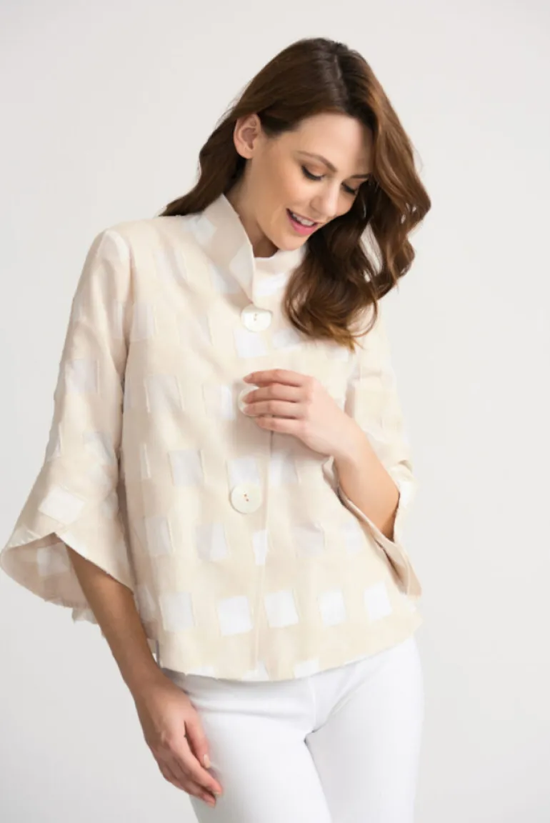 JOSEPH RIBKOFF CREAM JACKET
