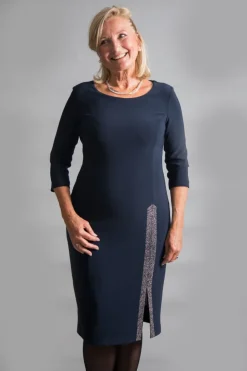 JOSEPH RIBKOFF DRESS MIDNIGHT BLUE