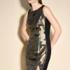 Joseph Ribkoff Gold Leaf Dress