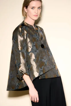 Joseph Ribkoff Gold Leaf Jacket