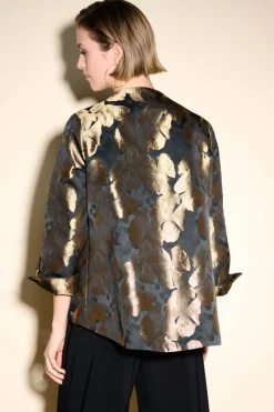 Joseph Ribkoff Gold Leaf Jacket