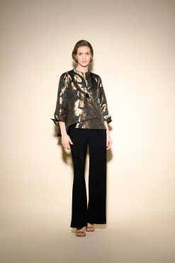 Joseph Ribkoff Gold Leaf Jacket
