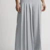 JOSEPH RIBKOFF PLEATED WIDE TROUSERS GREY