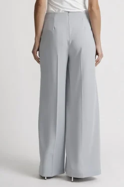 JOSEPH RIBKOFF PLEATED WIDE TROUSERS GREY