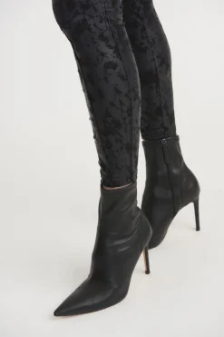 JOSEPH RIBKOFF PLEATHER LEGGINGS