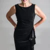 JOSEPH RIBKOFF VELVET DRESS