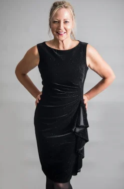 JOSEPH RIBKOFF VELVET DRESS