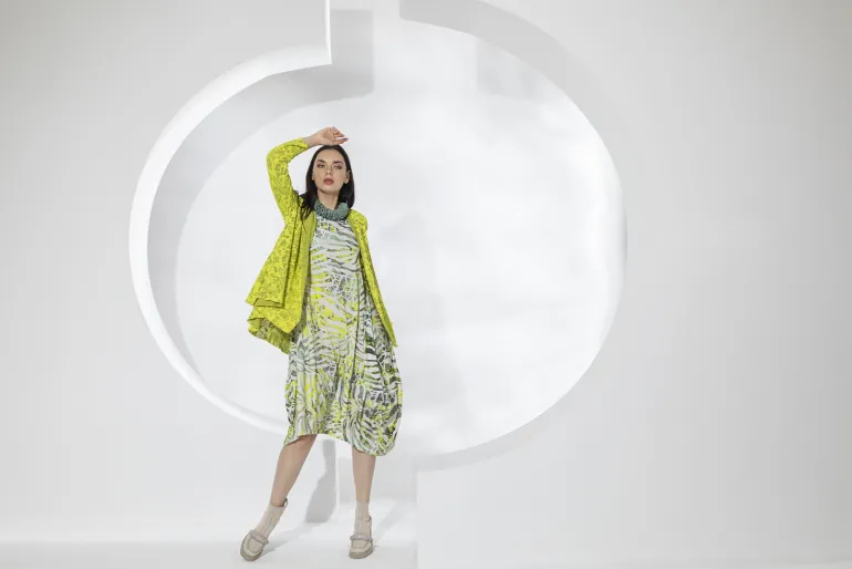 Kozan Dress Jungle Print