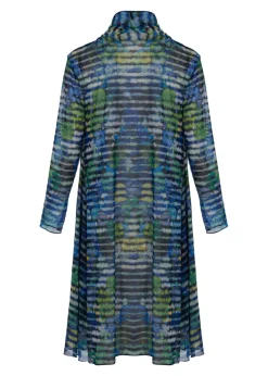 Kozan Longline Mesh Cardigan SH-210805 Lake