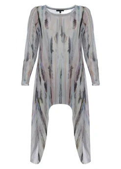 Kozan Mesh Tunic Top SH-4281 Marble