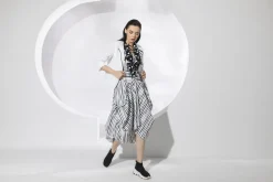 Kozan Striped Black & White Dress