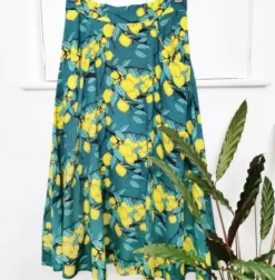Lagom Annie Lemon Print Skirt