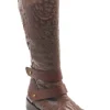 LONG TEXTURED BOOT BROWN - LIMITED EDITION