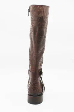 LONG TEXTURED BOOT BROWN - LIMITED EDITION