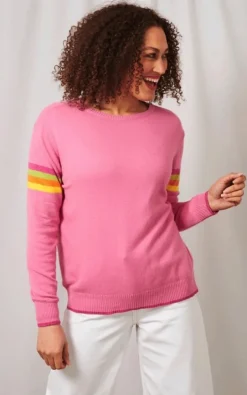 Luella Lindy Cashmere Sweater Pink
