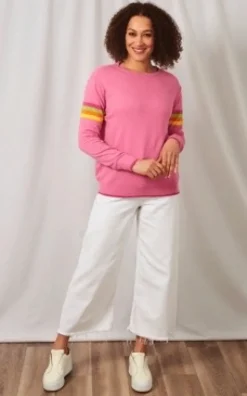 Luella Lindy Cashmere Sweater Pink