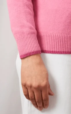 Luella Lindy Cashmere Sweater Pink
