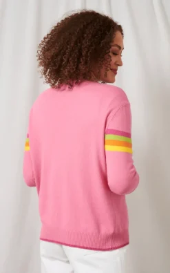 Luella Lindy Cashmere Sweater Pink