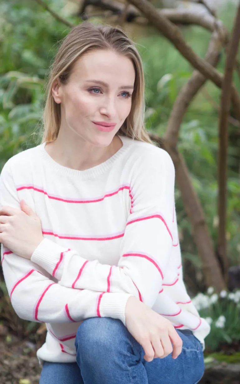 LUELLA SERENA SWEATER BABY PINK