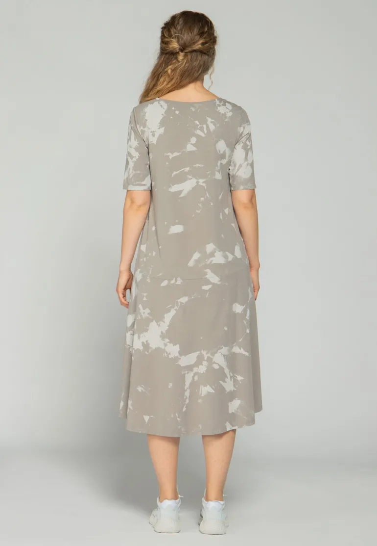 Luukaa Earth T-Shirt Dress White