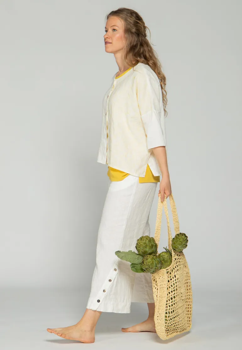 Luukaa Maya Linen Trousers Ecru