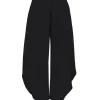 Luukaa Waterfall Hem Trousers Black