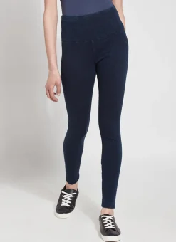 Lysse 28' Denim Leggings Indigo