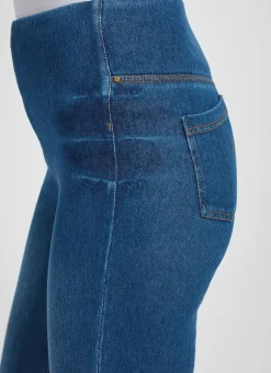 Lysse Boyfriend Pull On Leggings Mid Wash
