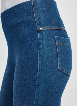 Lysse Cropped Toothpick Leggings Midwash