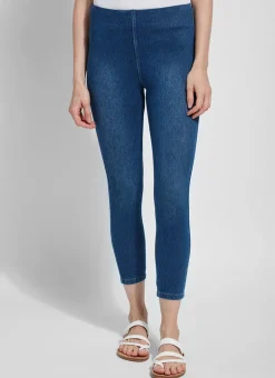 Lysse Cropped Toothpick Leggings Midwash