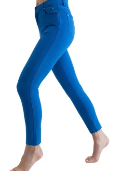 Marble 7/8 High Waisted Jeans Blue 2400_153