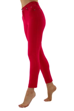 Marble 7/8 Jeans Red