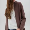 Marble Cardigan Chocolate 6391-220