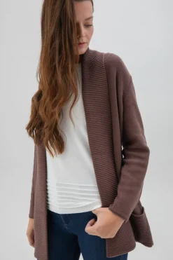 Marble Cardigan Chocolate 6391-220