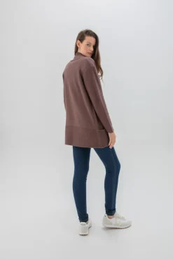 Marble Cardigan Chocolate 6391-220