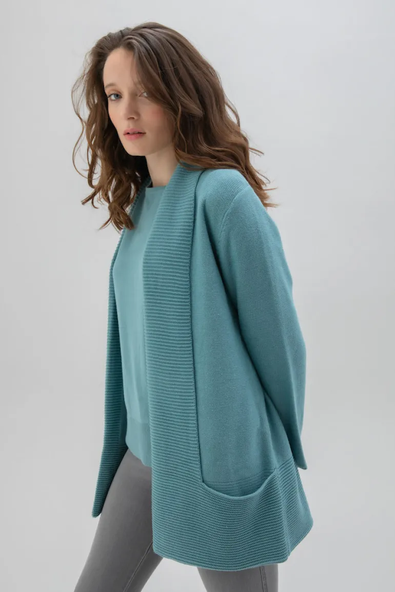 Marble Cardigan Sea Foam 6391-223