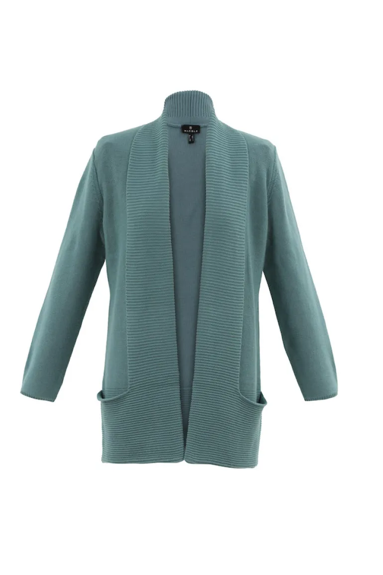 Marble Cardigan Sea Foam 6391-223