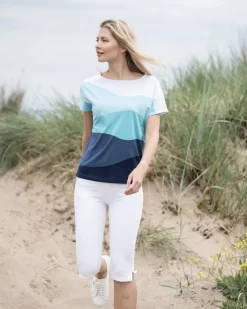 Marble Colour Gradient T-shirt Lime