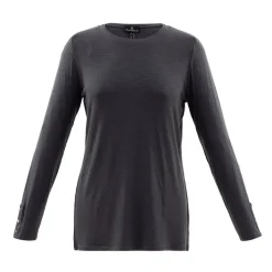 Marble Crew Neck Jersey Top Charcoal 6401-105