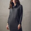 Marble Knitted Dress Black 7558-101