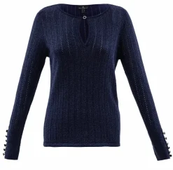 MARBLE NAVY SWEATER