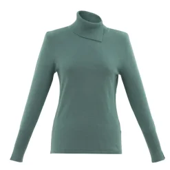 Marble Polo Neck Sweater Sea Foam 6317-123
