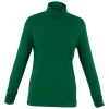 Marble Polo Neck Top Green