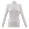 Marble Polo Neck Top White