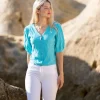 Marble Reversible Cardigan Aqua