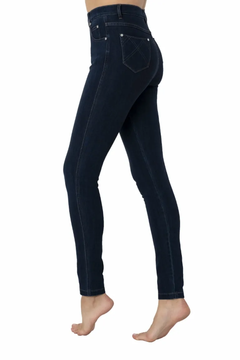 MARBLE SKINNY JEANS - INDIGO