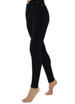 Marble Skinny Jeans Black