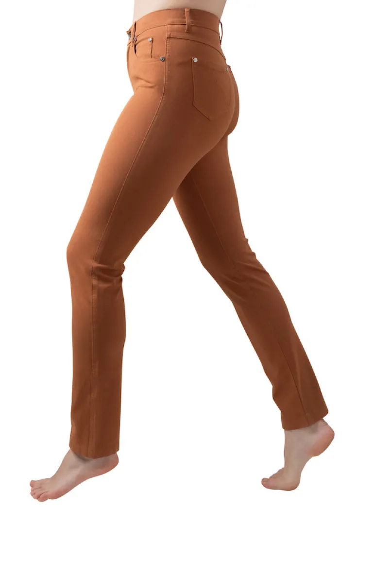 Marble Straight Jeans Rust 2403-224