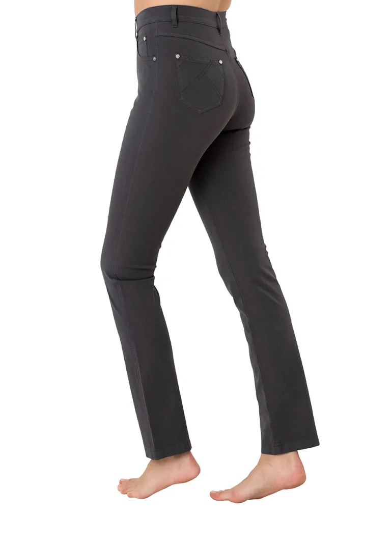 Marble Straight Leg Jeans Charcoal