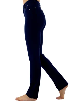 Marble Straight Leg Jeans Navy